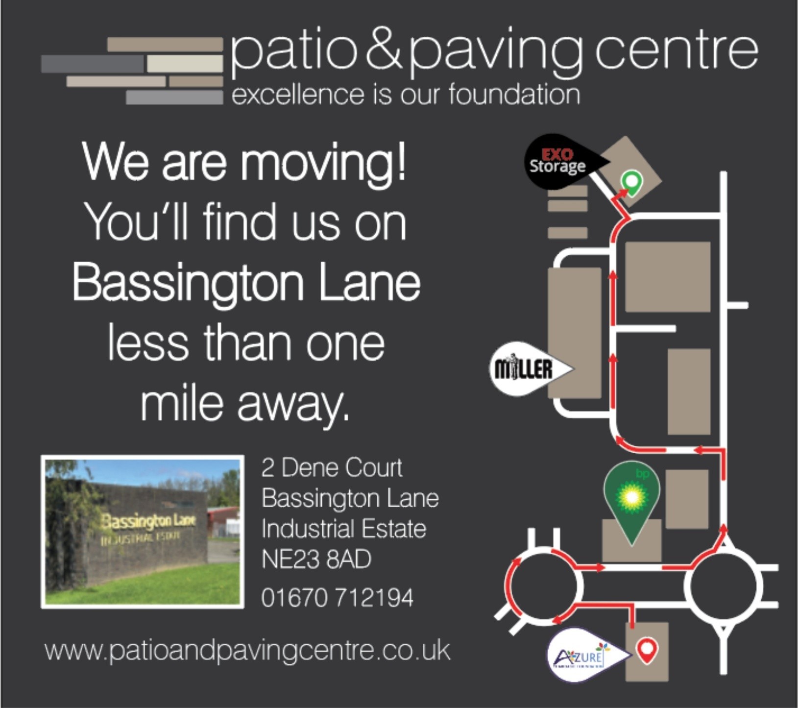 We've moved offices